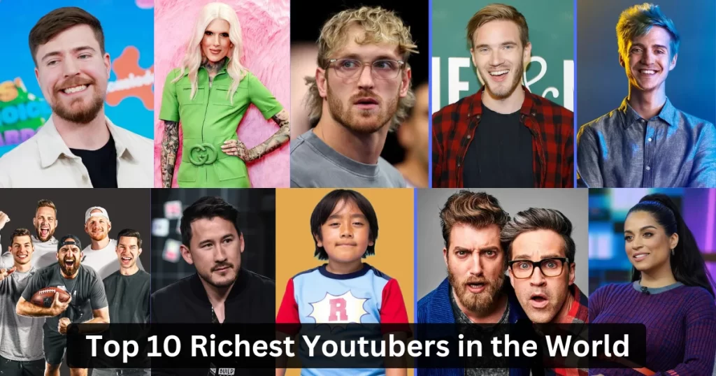 Top 10 Richest Youtubers in the World